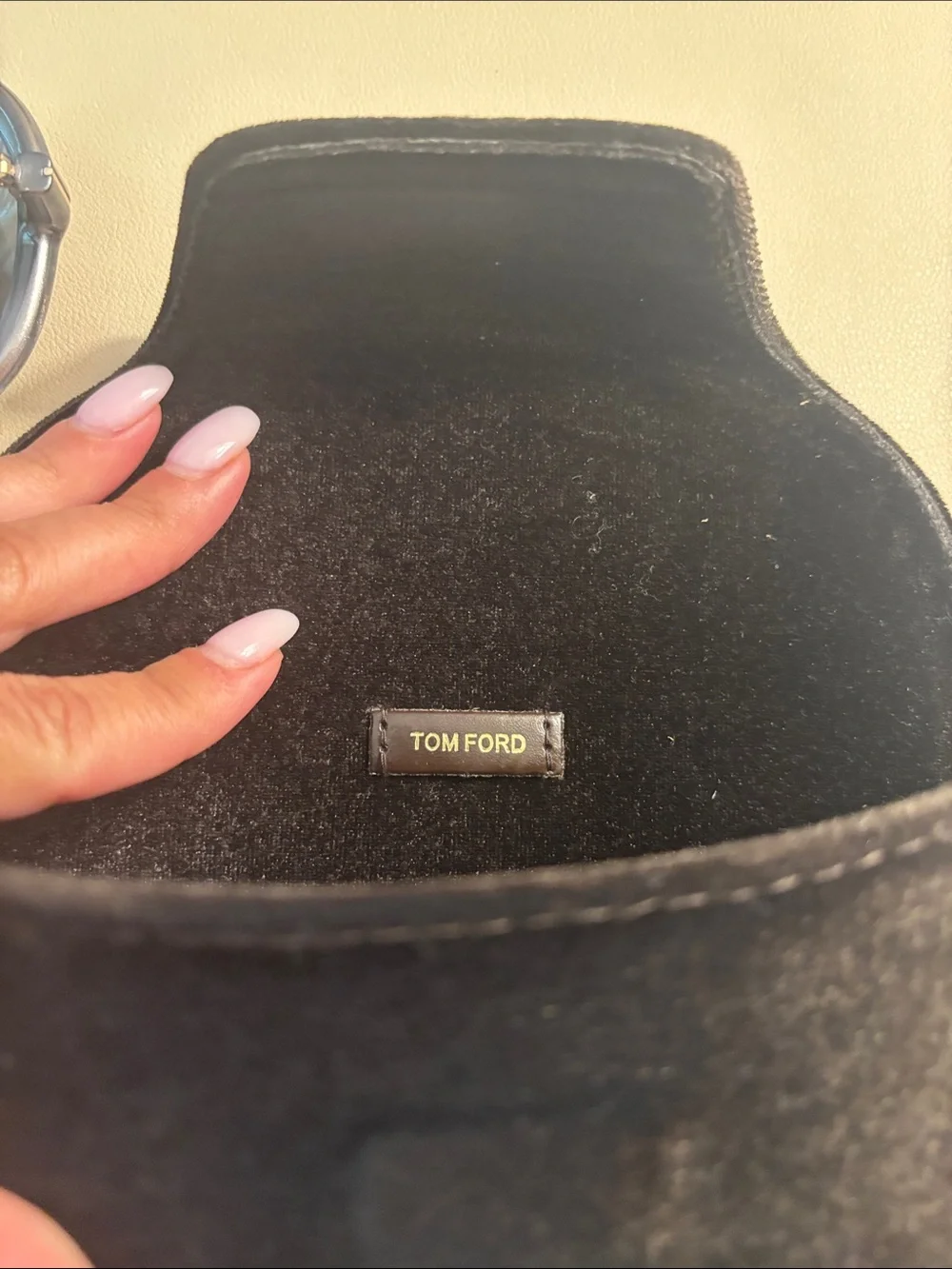 Tom Ford Oversized Gradient Black to Brown Round Sunglasses